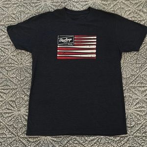Rawlings Baseball ⚾️🇺🇸American Flag Shirt